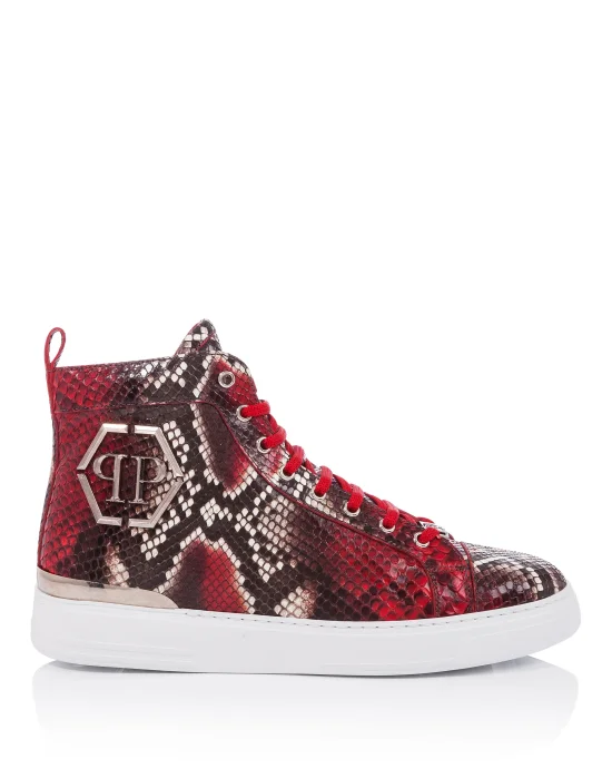 Hi-Top Sneakers "Black moon"