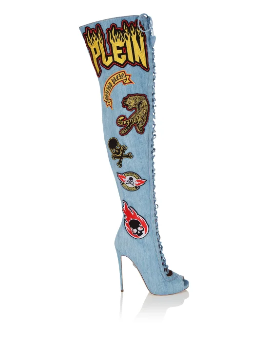 Boots High Heels High "Kobra love high"