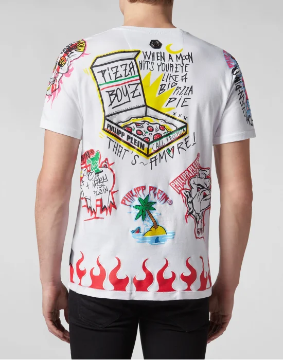 T-shirt Round Neck SS Pizza boy