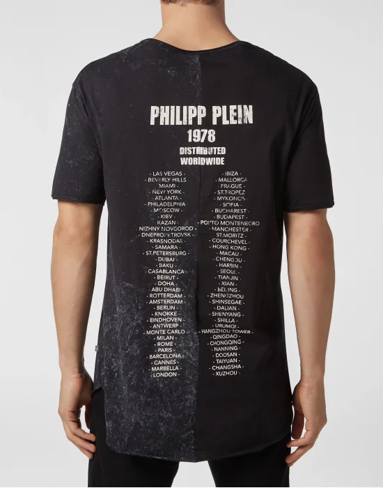 T-shirt Platinum Cut Round Neck Rock PP