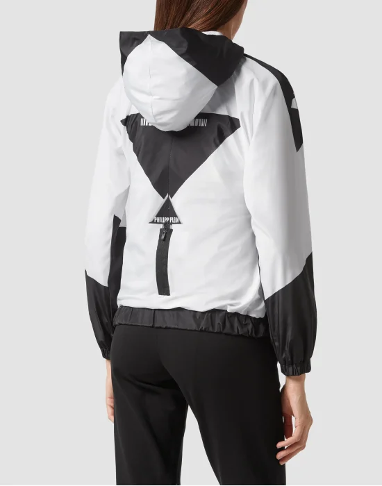 Hoodie Sweatjacket Geometric