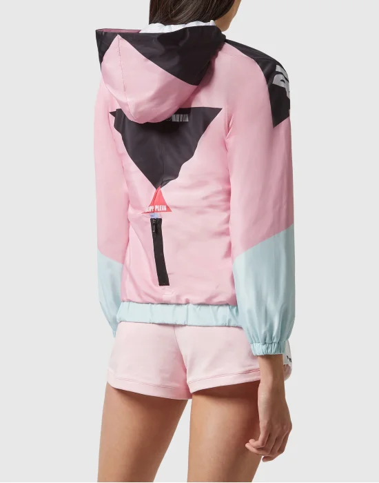 Hoodie Sweatjacket Geometric