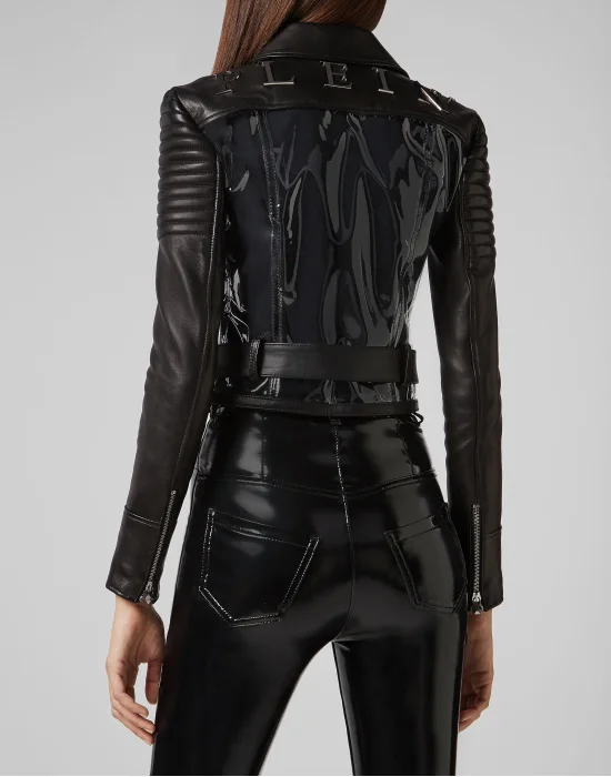 Leather Biker Elegant