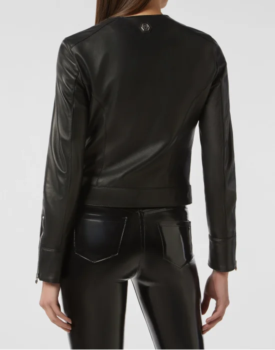 Leather Jacket Statement