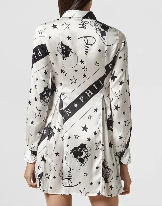 Shirt dress Stars and skull