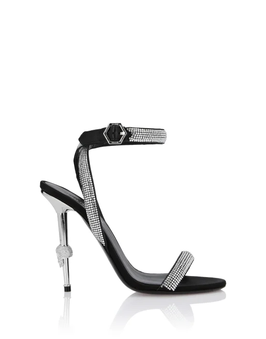 Sandals High Heels Crystal