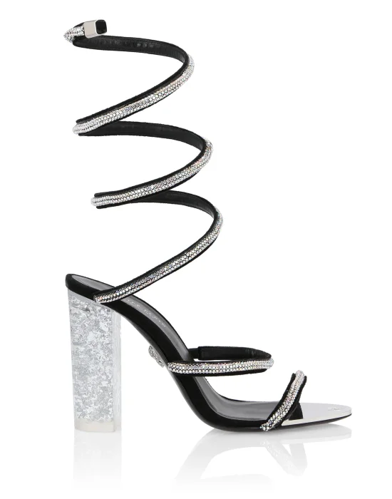 Sandals High Heels Crystal