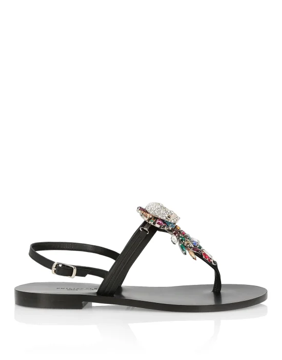 Sandals Flat Skull