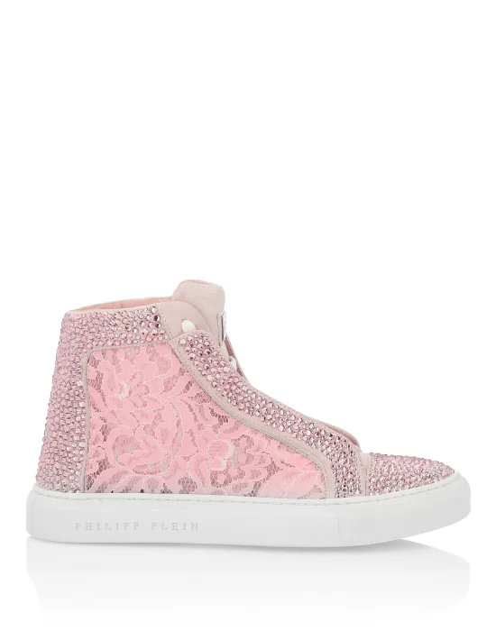 Hi-Top Sneakers Crystal