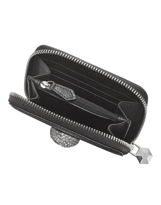 Continental wallet Skull crystal
