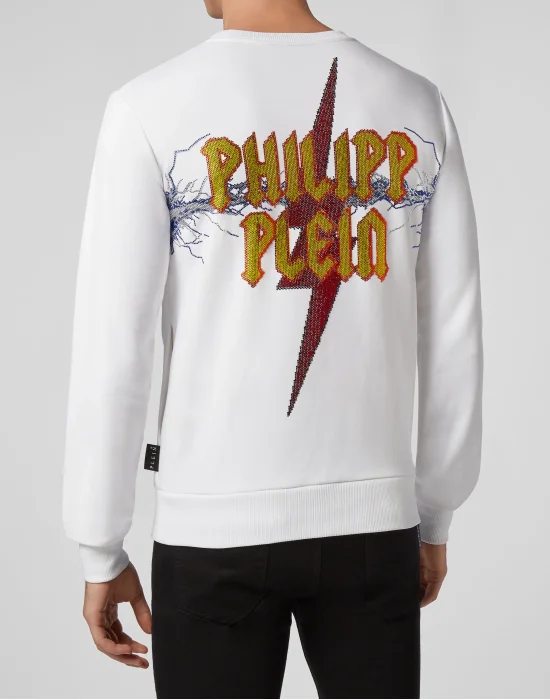 Sweatshirt LS Skull crystal