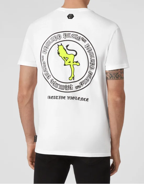 T-shirt Round Neck SS Evil Smile