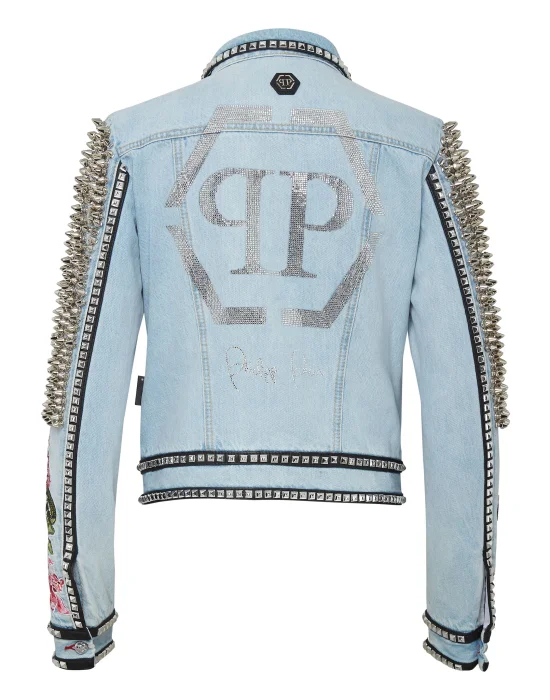 Denim Jacket Flowers