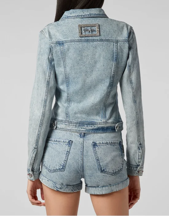 Denim Jacket Crystal
