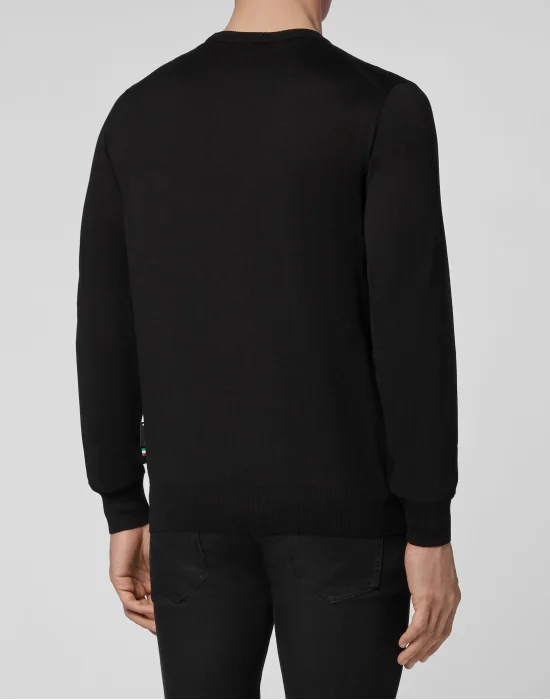 Pullover Round Neck LS Iconic Plein