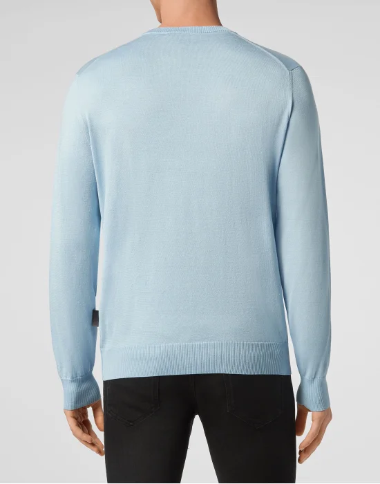 Pullover Round Neck LS Iconic Plein