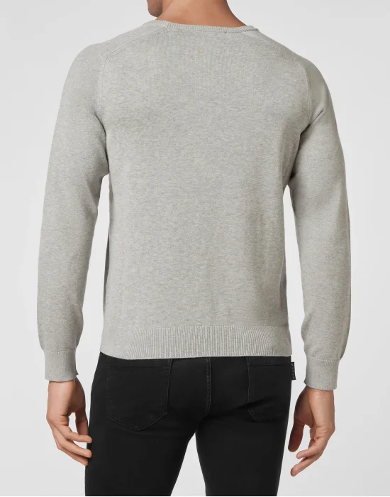 Cotton Pullover Round Neck LS