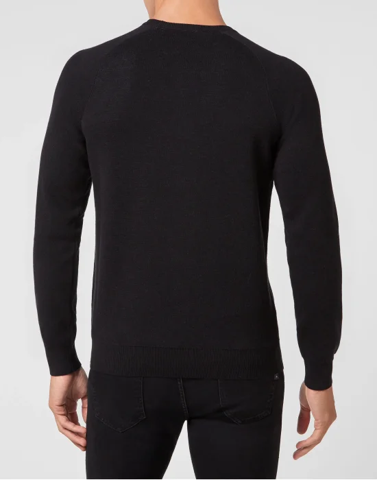 Cotton Pullover Round Neck LS
