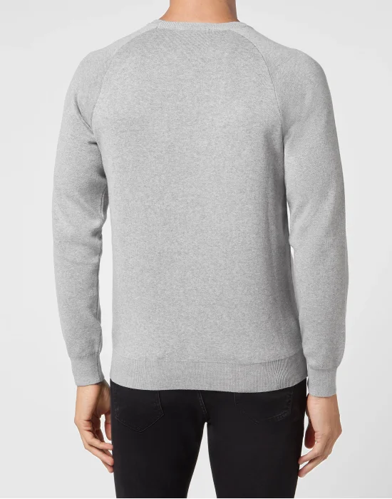 Cotton Pullover Round Neck LS