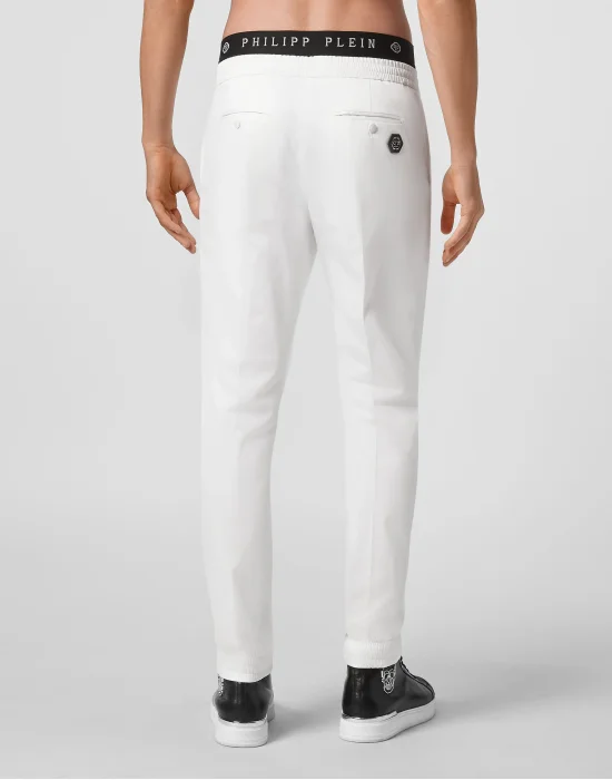 Satin Jogging Trousers Elegant