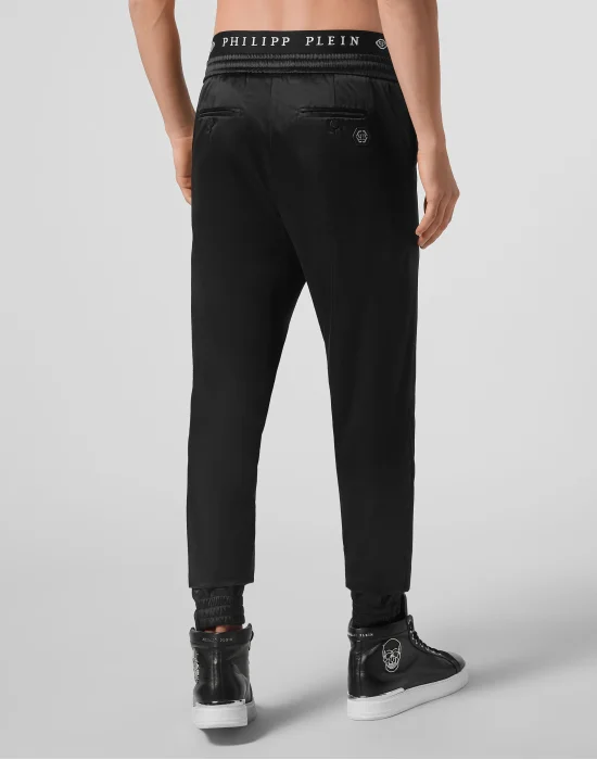 Satin Jogging Trousers Elegant