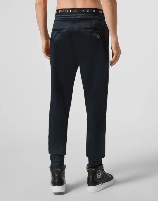 Satin Jogging Trousers Elegant