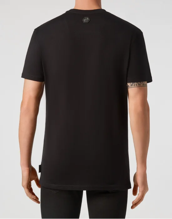 T-shirt Round Neck SS Skull crystal