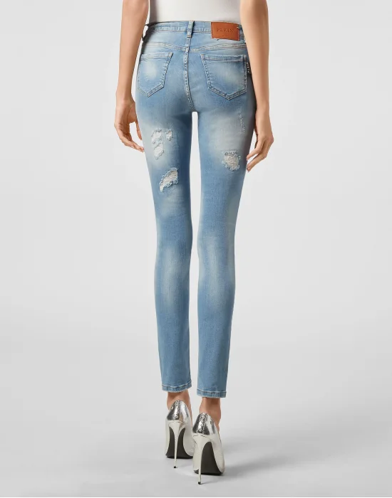 High Waist Jegging Pins Iconic Plein