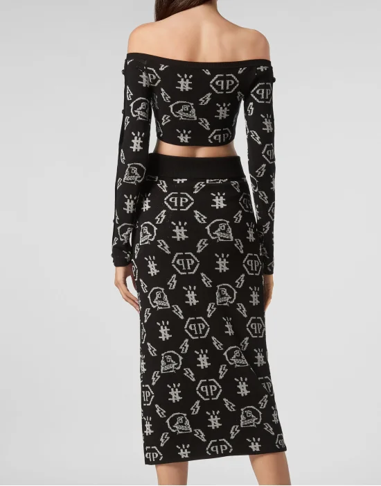 Top+Skirt Jacquard Monogram