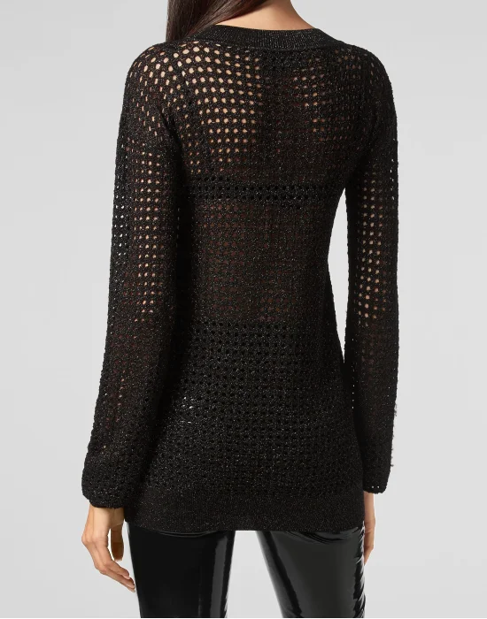 Pullover Round Neck SS Lurex