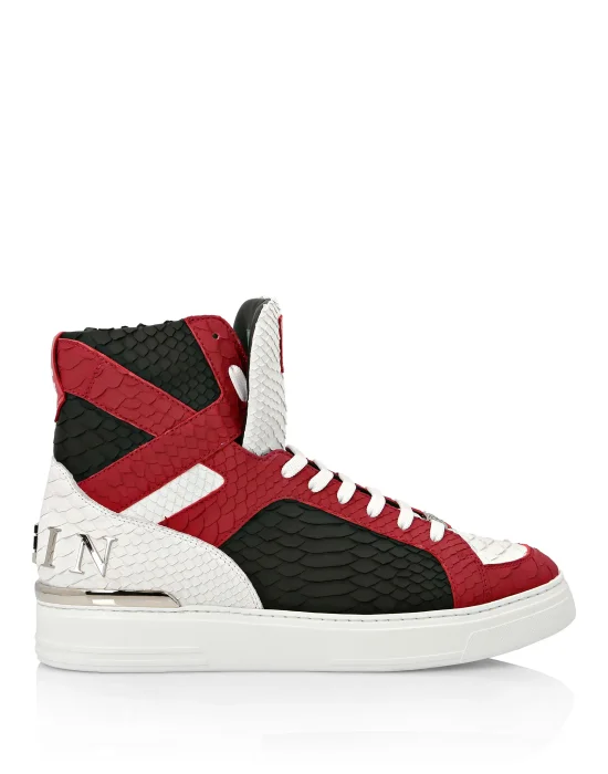 HI-TOP SNEAKERS MONEY BEAST$ PYTHON