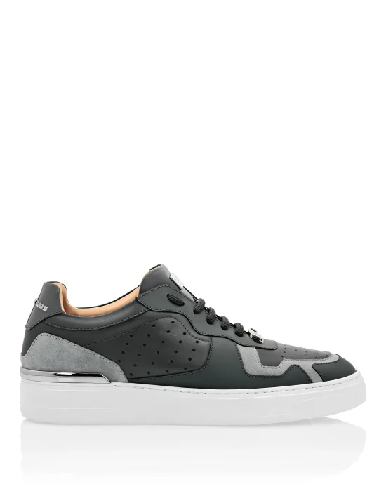 Lo-Top Sneakers mix leathers G.O.A.T. TM