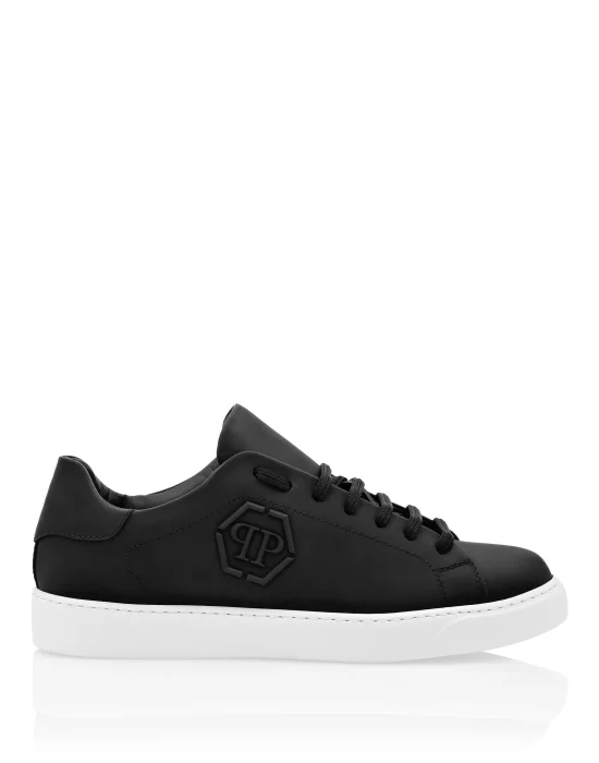 Rubber Leather Lo-Top Sneakers The Plein Original TM