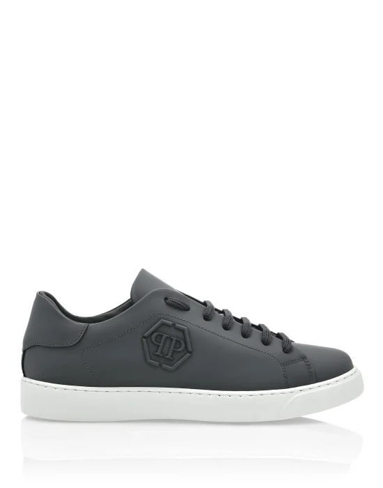 Rubber Leather Lo-Top Sneakers The Plein Original TM