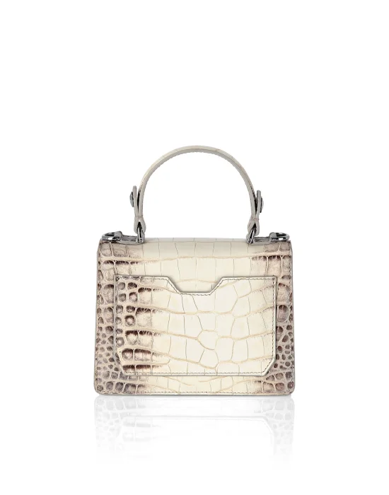Small Handle Bag Superheroine Croco Print