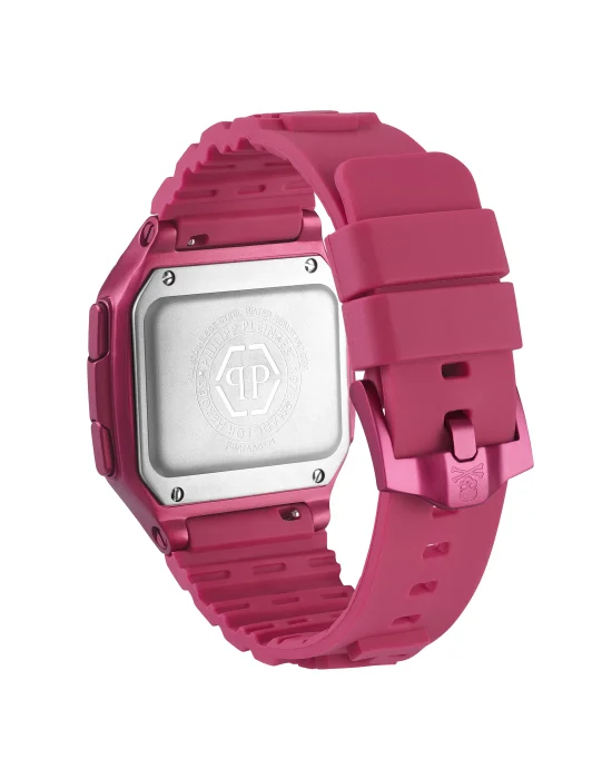 HYPER $HOCK 44MM - IP PINK CASE - BLACK DISPLAY - PINK STRAP - Watch