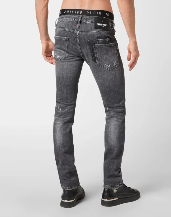 Denim Trousers Straight Cut