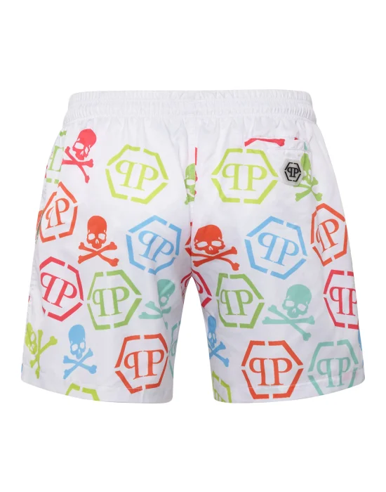 Beachwear Trousers Skull and Plein