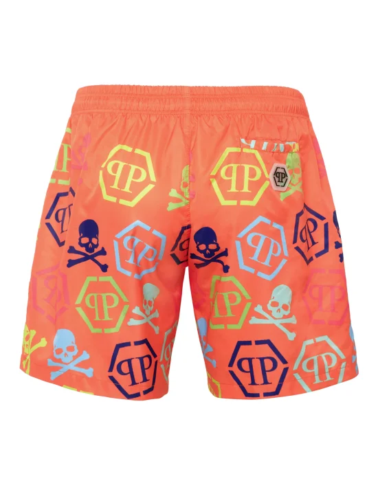 Beachwear Trousers Skull and Plein