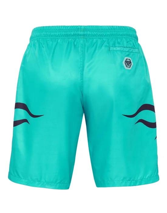 Beachwear Trousers Skull and Plein