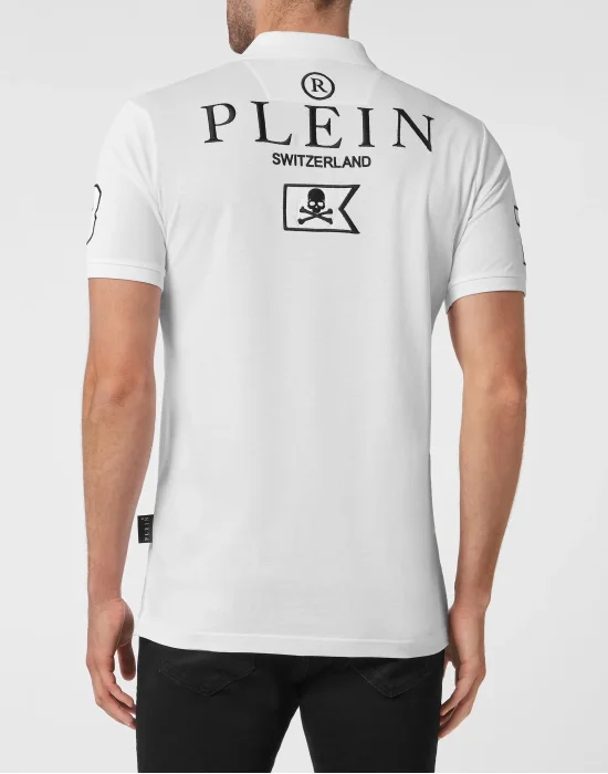 Slim Fit Polo shirt SS Skull and Plein
