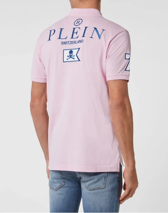 Slim Fit Polo shirt SS Skull and Plein