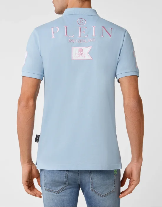 Slim Fit Polo shirt SS Skull and Plein