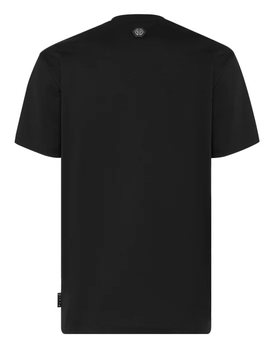 T-shirt Round Neck SS Hexagon with Crystals