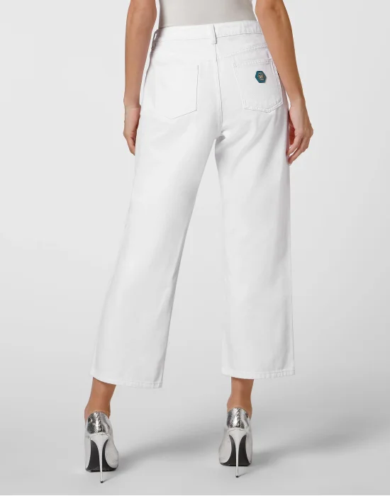Denim Trousers High Rise Fit
