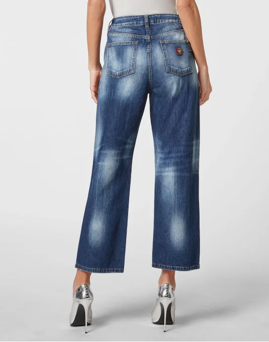 Denim Trousers High Rise Fit