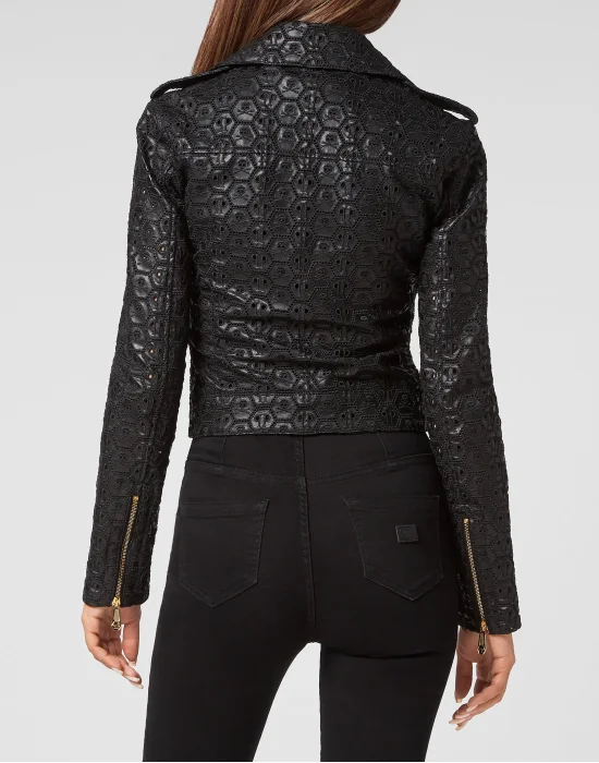 Sangallo  Leather Biker Jacket