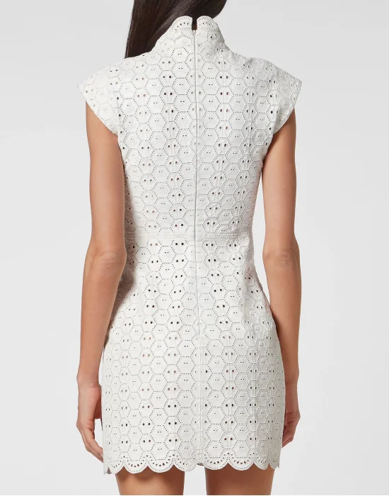 Sangallo Leather Dress