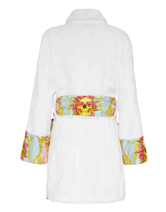 Short Bathrobe + Sleeping mask Baroque