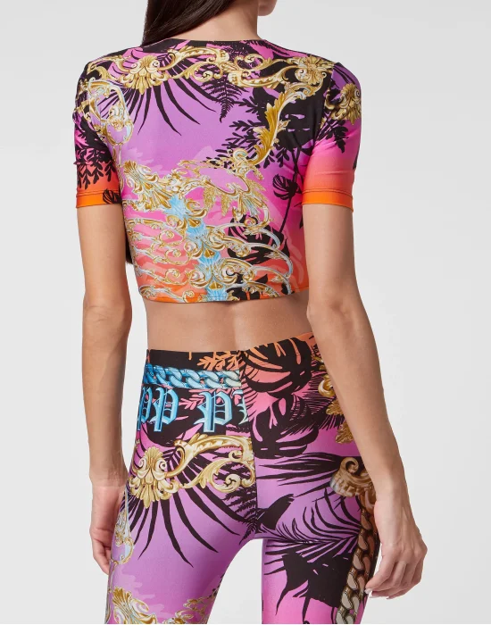 Crop Top SS Skull